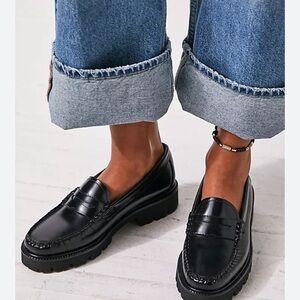 GH Bass Women’s Whitney Super Lug Burgundy/Wine Loafers